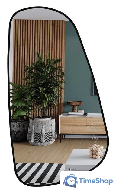 Зеркало EMZE 50x90 LED.UV.NF.50.90.CHE.SW.4K (черный УФ-окантовкой и подсветкой) - Изображение №1 — Интернет-магазин Time-Shop