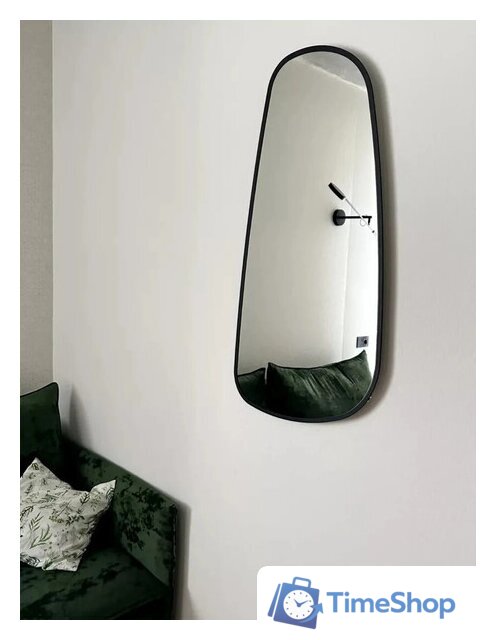 Зеркало EMZE 50x90 LED.UV.NF.50.90.CHE.SW.4K (черный УФ-окантовкой и подсветкой) - Изображение №4 — Интернет-магазин Time-Shop