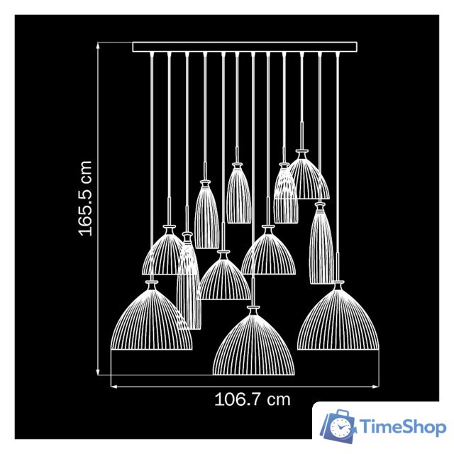 Подвесная люстра Lightstar 810223 - Изображение №2 — Интернет-магазин Time-Shop