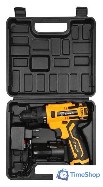 Дрель-шуруповерт Deko Banger SET 3 063-4130 (с 2-мя АКБ, кейс) - Изображение №2 — Интернет-магазин Time-Shop