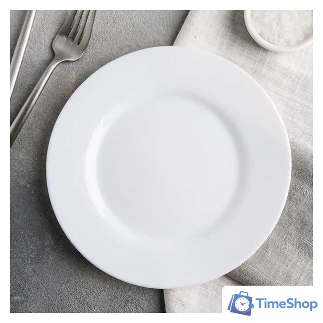 Набор тарелок Luminarc Plumi V5586 (18шт, белый) - Изображение №2 — Интернет-магазин Time-Shop