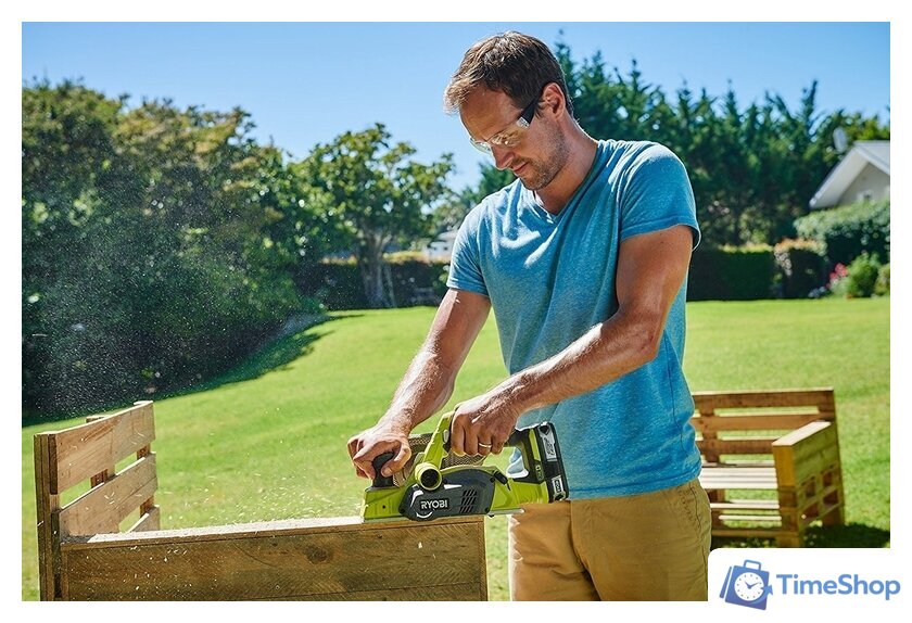 Рубанок Ryobi R18PL-0 5133002921 (без АКБ) - Изображение №3 — Интернет-магазин Time-Shop