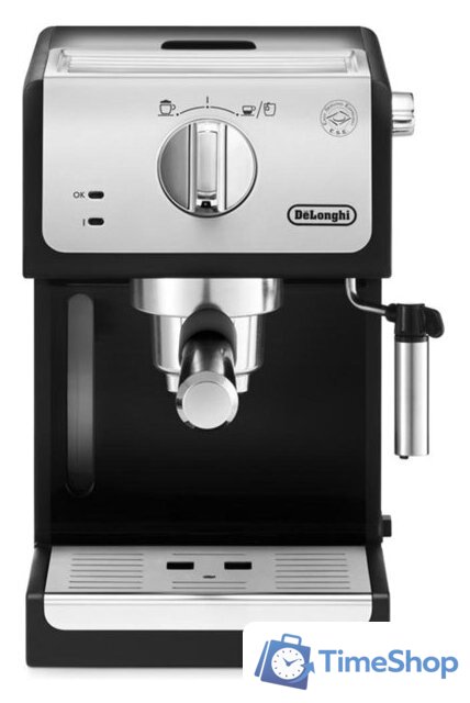 Рожковая кофеварка DeLonghi Active Line ECP 33.21.BK - Изображение №3 — Интернет-магазин Time-Shop