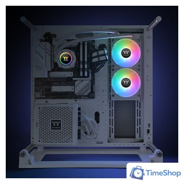 Система жидкостного охлаждения для процессора Thermaltake TH240 V2 ARGB Snow Edition CL-W364-PL12SW-A - Изображение №6 — Интернет-магазин Time-Shop
