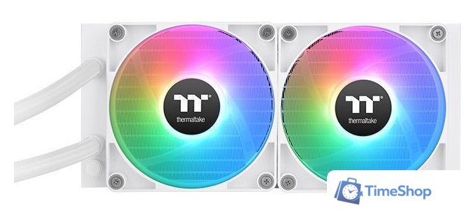 Система жидкостного охлаждения для процессора Thermaltake TH240 V2 ARGB Snow Edition CL-W364-PL12SW-A - Изображение №4 — Интернет-магазин Time-Shop