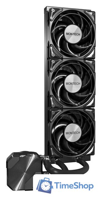 Система жидкостного охлаждения для процессора Montech HyperFlow Silent 360 (черный) - Изображение №3 — Интернет-магазин Time-Shop