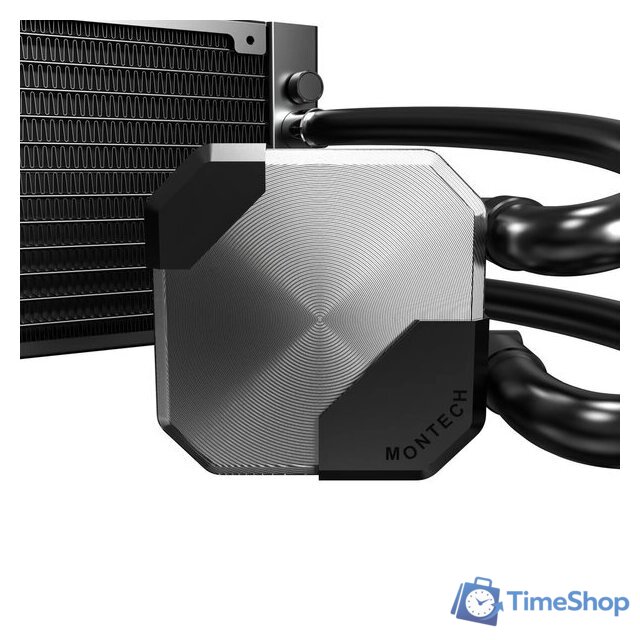 Система жидкостного охлаждения для процессора Montech HyperFlow Silent 360 (черный) - Изображение №6 — Интернет-магазин Time-Shop