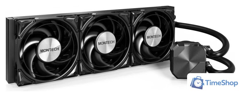 Система жидкостного охлаждения для процессора Montech HyperFlow Silent 360 (черный) - Изображение №1 — Интернет-магазин Time-Shop