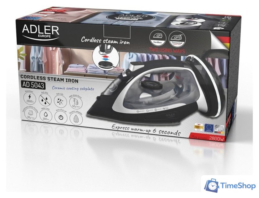 Утюг Adler AD 5043 - Изображение №9 — Интернет-магазин Time-Shop