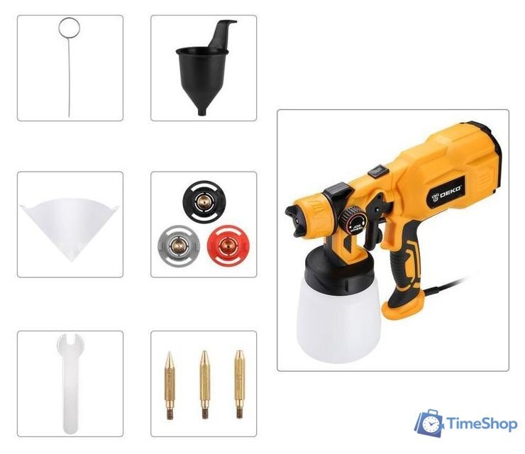 Краскораспылитель Deko DKSG55K1 HVLP - Изображение №2 — Интернет-магазин Time-Shop