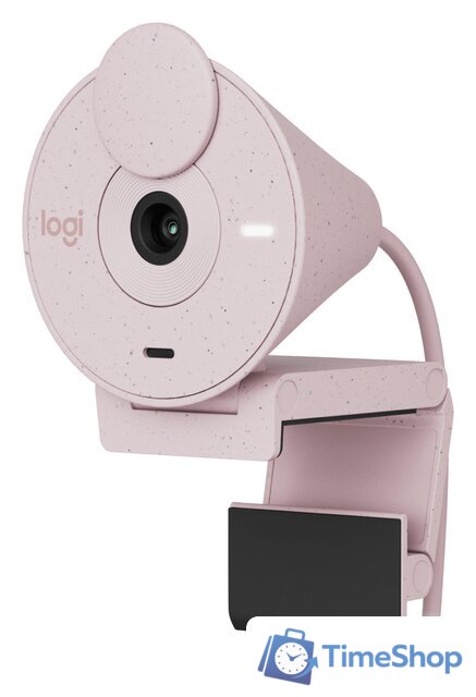 Веб-камера Logitech Brio 300 (розовый) - Изображение №1 — Интернет-магазин Time-Shop