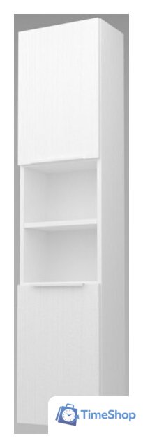  Дабер Шкаф-пенал 017 СТ17.0.0.5 (белый древесный) - Изображение №1 — Интернет-магазин Time-Shop