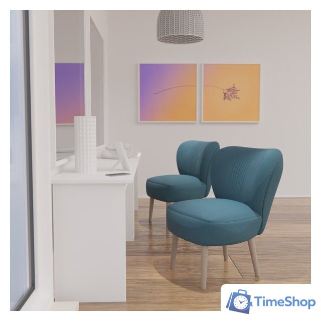 Интерьерное кресло Mio Tesoro Унельма (Twist 10 Yellow-Orange) - Изображение №2 — Интернет-магазин Time-Shop