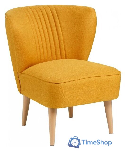 Интерьерное кресло Mio Tesoro Унельма (Twist 10 Yellow-Orange) - Изображение №1 — Интернет-магазин Time-Shop