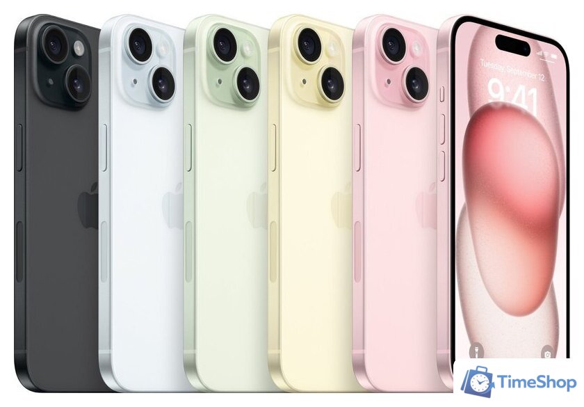 Телефон Apple iPhone 15 128GB (черный) - Изображение №4 — Интернет-магазин Time-Shop