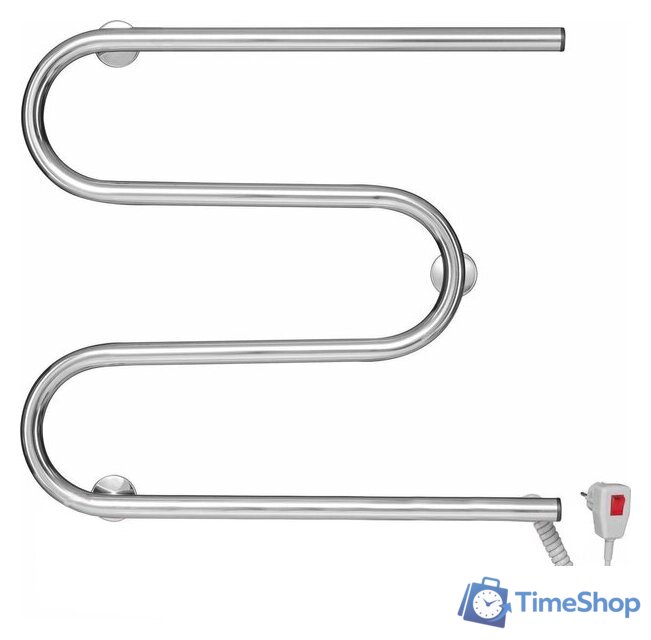 Полотенцесушитель Ростела 50x50 (кабель с кнопкой, правый) - Изображение №1 — Интернет-магазин Time-Shop