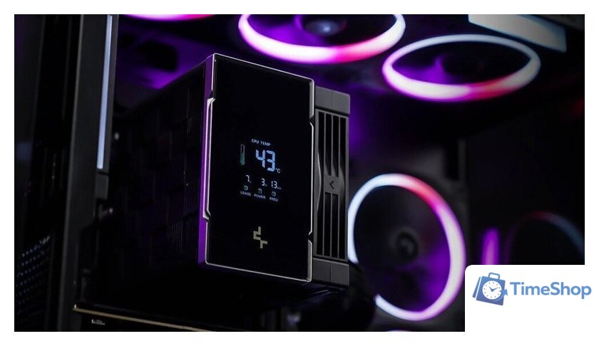 Кулер для процессора DeepCool AK700 Digital NYX R-AK700-BKNNMN-GJD-1 - Изображение №10 — Интернет-магазин Time-Shop