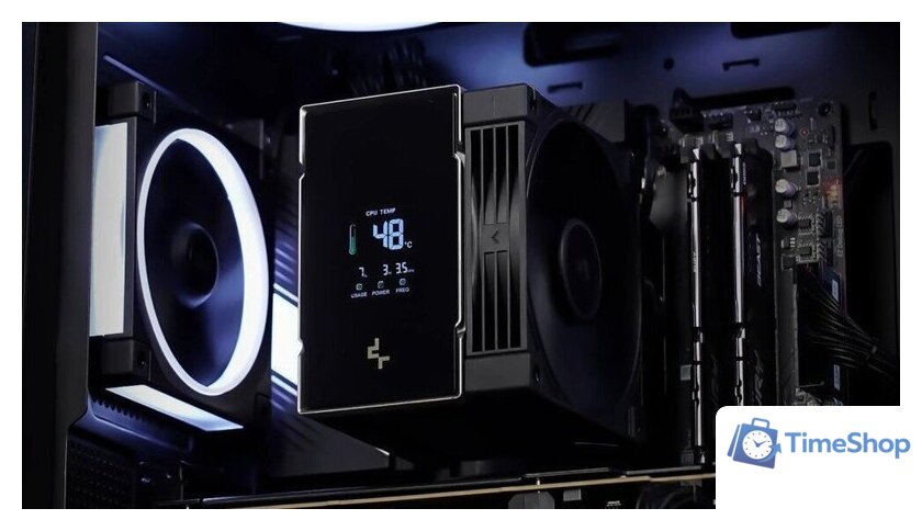 Кулер для процессора DeepCool AK700 Digital NYX R-AK700-BKNNMN-GJD-1 - Изображение №12 — Интернет-магазин Time-Shop