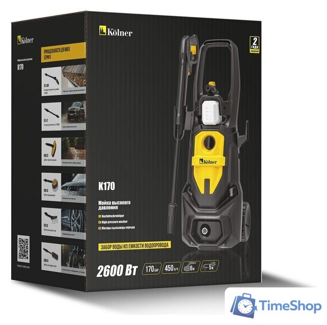 Мойка высокого давления Kolner K170 - Изображение №16 — Интернет-магазин Time-Shop