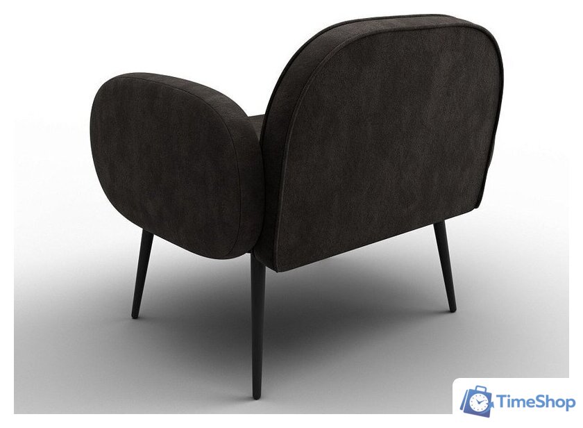 Интерьерное кресло Лига диванов Лига-086 132445 (велюр Brut 17 коричневый) - Изображение №5 — Интернет-магазин Time-Shop