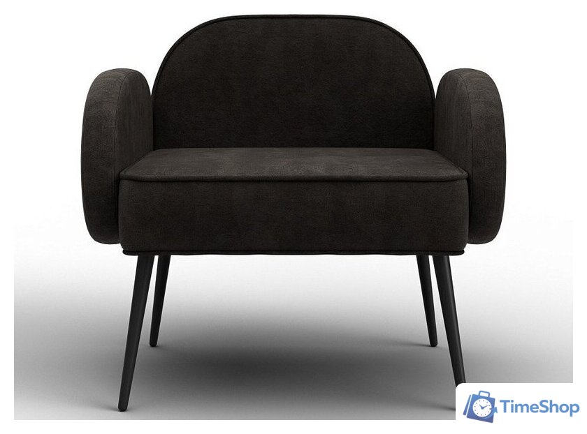 Интерьерное кресло Лига диванов Лига-086 132445 (велюр Brut 17 коричневый) - Изображение №2 — Интернет-магазин Time-Shop