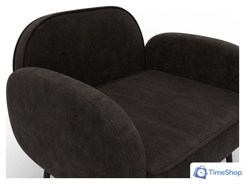 Интерьерное кресло Лига диванов Лига-086 132445 (велюр Brut 17 коричневый) - Изображение №4 — Интернет-магазин Time-Shop