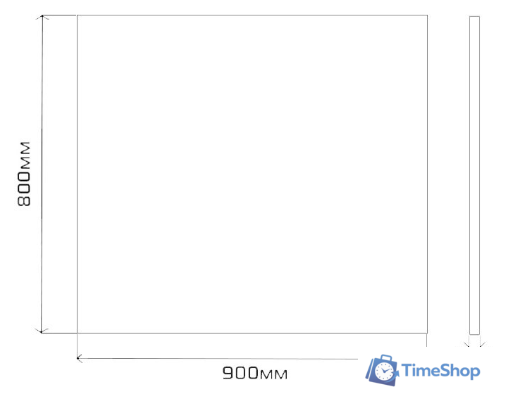  Misty Марс - 90 Зеркало в алюминиевом профиле - Э-Марс02090-Алп - Изображение №2 — Интернет-магазин Time-Shop