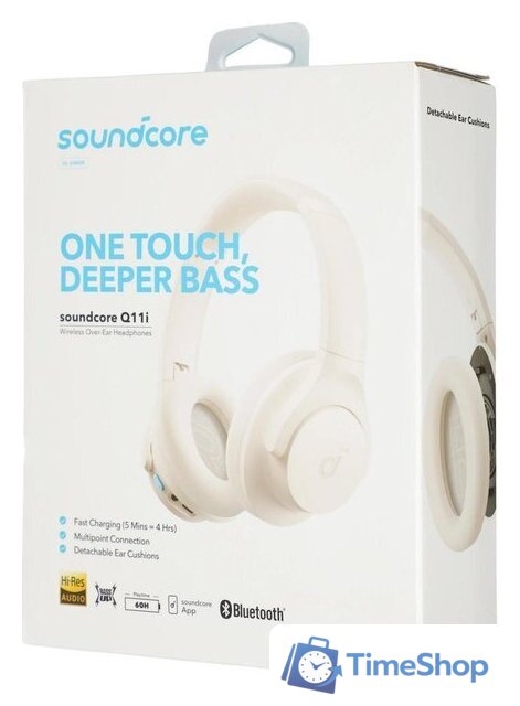 Наушники Anker Soundcore Q11i (бежевый) - Изображение №12 — Интернет-магазин Time-Shop