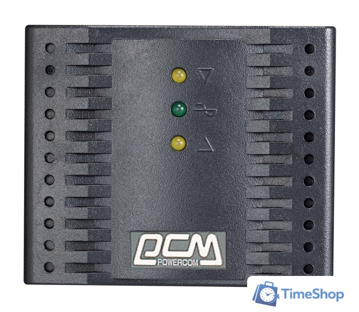 Стабилизатор напряжения Powercom TCA-2000 (черный) - Изображение №2 — Интернет-магазин Time-Shop