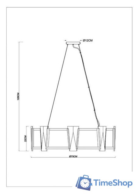 Подвесная люстра Arte Lamp Grato A4079LM-8CC - Изображение №7 — Интернет-магазин Time-Shop