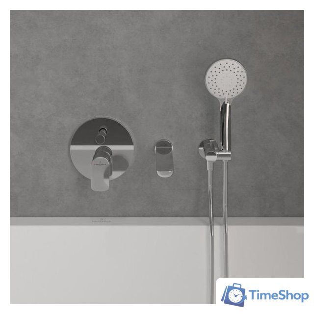 Смеситель без скрытого механизма Villeroy & Boch O.Novo Chrom TVS10435300061 - Изображение №2 — Интернет-магазин Time-Shop