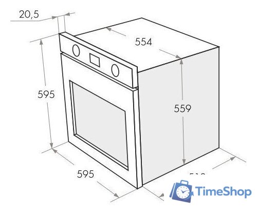 Электрический духовой шкаф MAUNFELD EOEH.5811B - Изображение №15 — Интернет-магазин Time-Shop