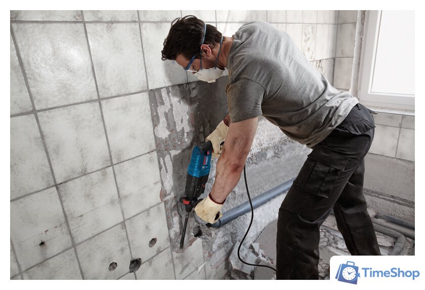 Перфоратор Bosch GBH 240 Professional 0611272102 (кейс, набор оснастки) - Изображение №3 — Интернет-магазин Time-Shop