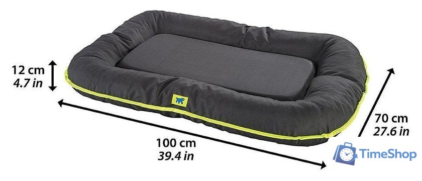 Лежак Ferplast Oscar 100 81096017 (черный) - Изображение №2 — Интернет-магазин Time-Shop