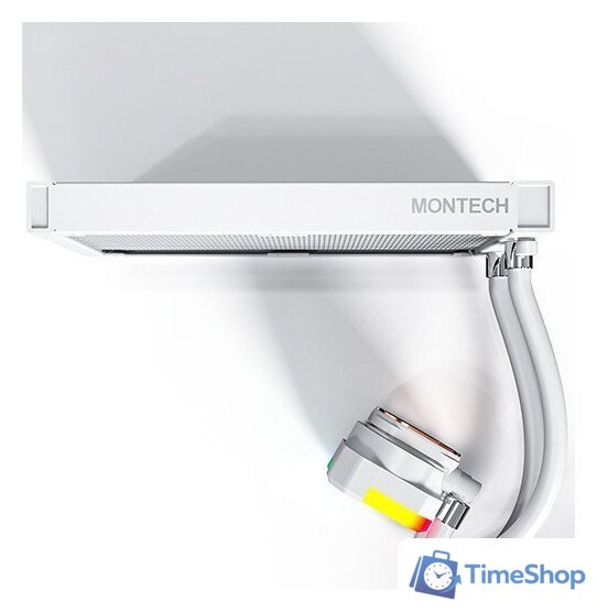 Система жидкостного охлаждения для процессора Montech HyperFlow ARGB 240 (белый) - Изображение №4 — Интернет-магазин Time-Shop