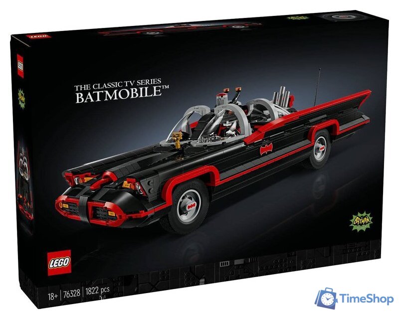 Конструктор LEGO Batman 76328 Классический телесериал Бэтмобиль - Изображение №1 — Интернет-магазин Time-Shop