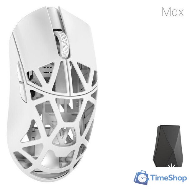 Игровая мышь WLMouse Beast X Max Omron Solid Sides (белый) - Изображение №1 — Интернет-магазин Time-Shop