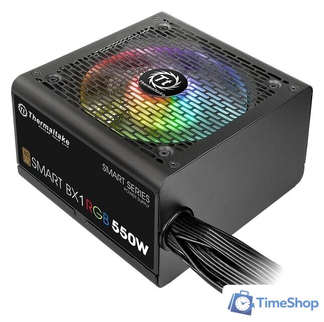 Блок питания Thermaltake Smart BX1 RGB 550W SP-550AH2NKB-2 - Изображение №2 — Интернет-магазин Time-Shop