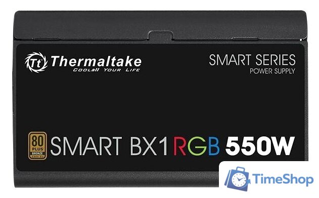 Блок питания Thermaltake Smart BX1 RGB 550W SP-550AH2NKB-2 - Изображение №3 — Интернет-магазин Time-Shop
