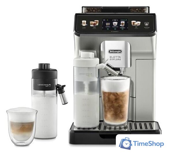 Кофемашина DeLonghi Eletta Explore ECAM450.65.S - Изображение №1 — Интернет-магазин Time-Shop