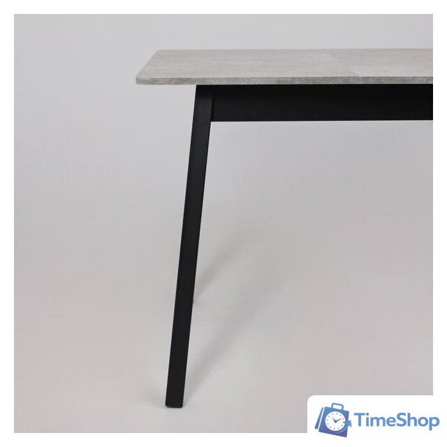 Кухонный стол Мамадома Tirk radial-94 раздвижной 94-126х64 (серый сланец/черный) - Изображение №10 — Интернет-магазин Time-Shop