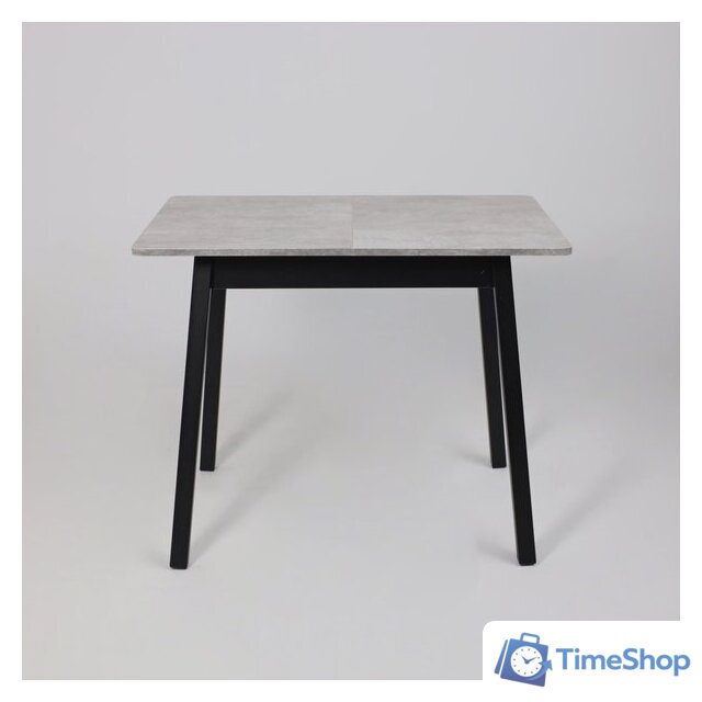 Кухонный стол Мамадома Tirk radial-94 раздвижной 94-126х64 (серый сланец/черный) - Изображение №19 — Интернет-магазин Time-Shop