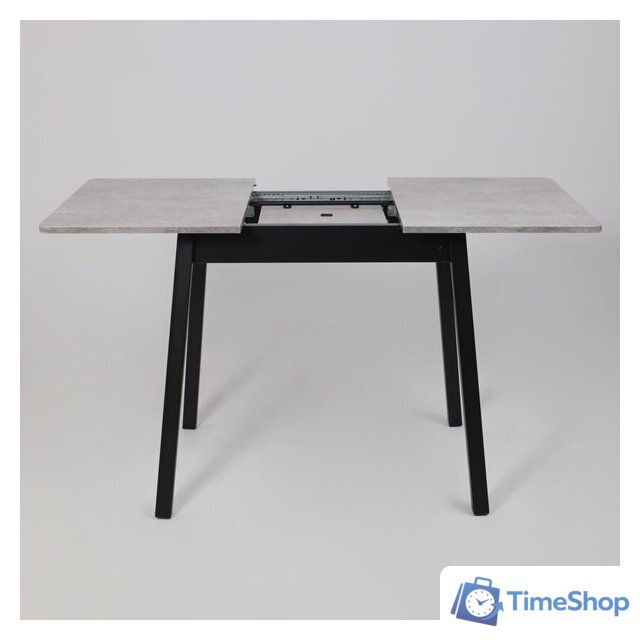 Кухонный стол Мамадома Tirk radial-94 раздвижной 94-126х64 (серый сланец/черный) - Изображение №20 — Интернет-магазин Time-Shop