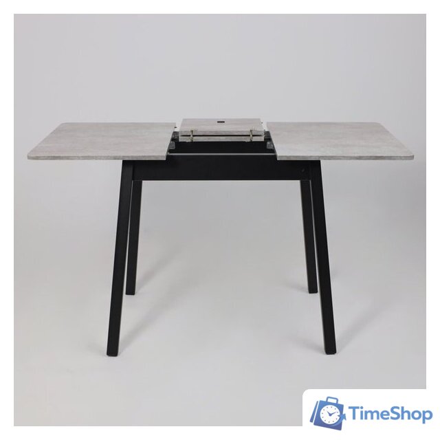 Кухонный стол Мамадома Tirk radial-94 раздвижной 94-126х64 (серый сланец/черный) - Изображение №21 — Интернет-магазин Time-Shop