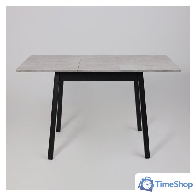 Кухонный стол Мамадома Tirk radial-94 раздвижной 94-126х64 (серый сланец/черный) - Изображение №23 — Интернет-магазин Time-Shop