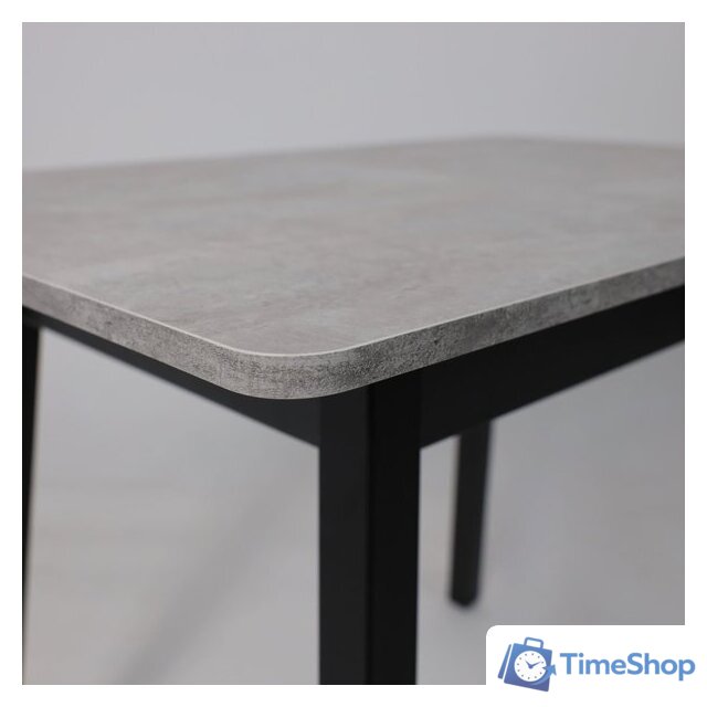 Кухонный стол Мамадома Tirk radial-94 раздвижной 94-126х64 (серый сланец/черный) - Изображение №9 — Интернет-магазин Time-Shop