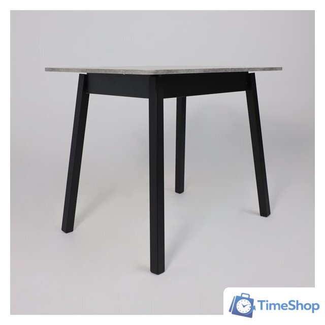Кухонный стол Мамадома Tirk radial-94 раздвижной 94-126х64 (серый сланец/черный) - Изображение №8 — Интернет-магазин Time-Shop