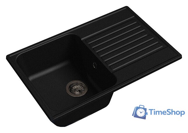 Кухонная мойка GranFest QUARZ Z-78 (черный) - Изображение №1 — Интернет-магазин Time-Shop