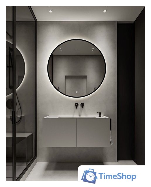  eMZe 90 LED.UV.90.90.CHE (черный с УФ-окантовкой и подсветкой) - Изображение №2 — Интернет-магазин Time-Shop