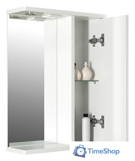  Mixline Шкаф с зеркалом Этьен 50 R 542403 (с подсветкой) - Изображение №2 — Интернет-магазин Time-Shop